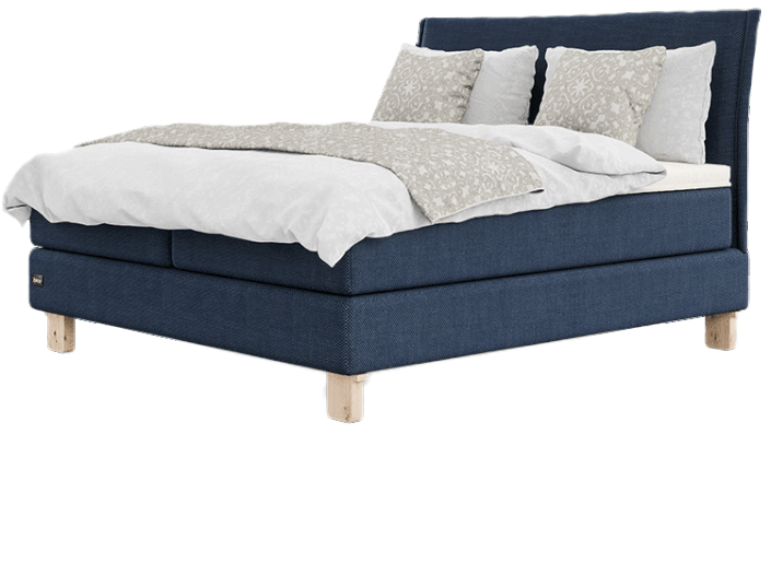 Bico Boxpsringbett Kopfteil Simplon Stitch, Loden 213 Dunkelblau