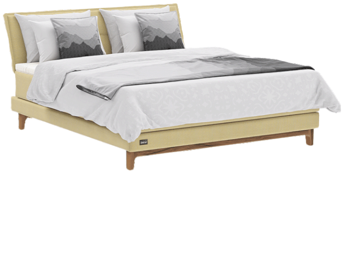 Bico Boxpsringbett Kopfteil Susten Line, Ritmo 50 Gelb