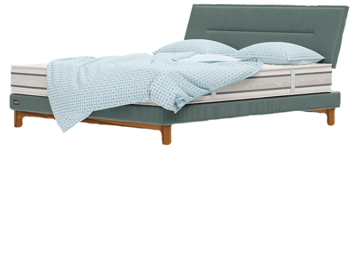 Bico Boxpsringbett Kopfteil Susten Line, Opera 10 Salbei