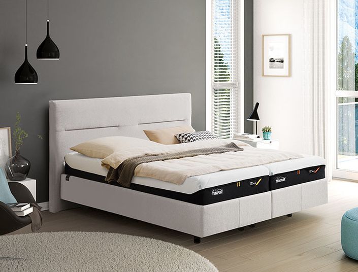 TEMPUR Relax Bett Kopfteil Texture white