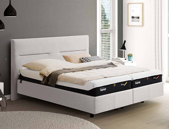 TEMPUR Boxspringbett white