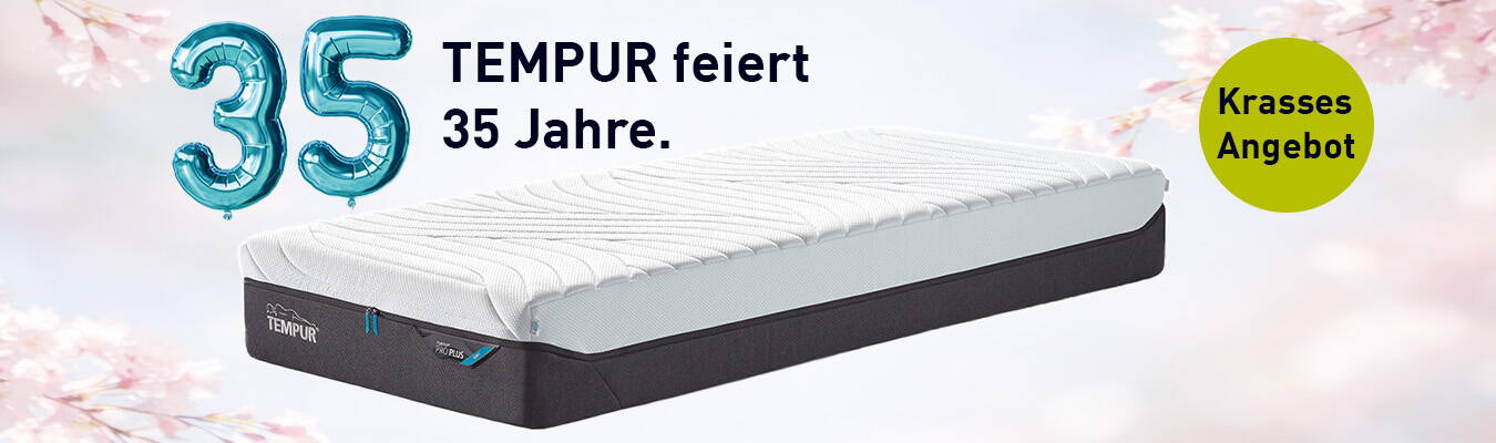 TEMPUR Pro Plus MAtratzenaktion pro Plus mit 750.- Rabatt
