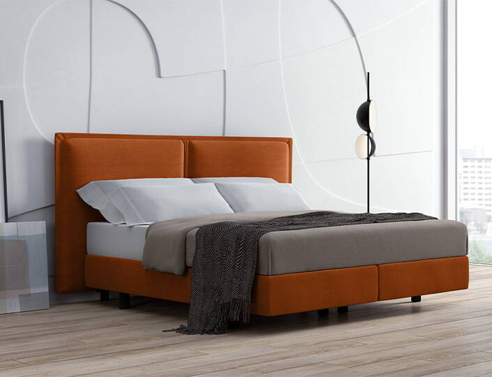 Swissflex Bett Box Uni 22_95RF Cosy Rust