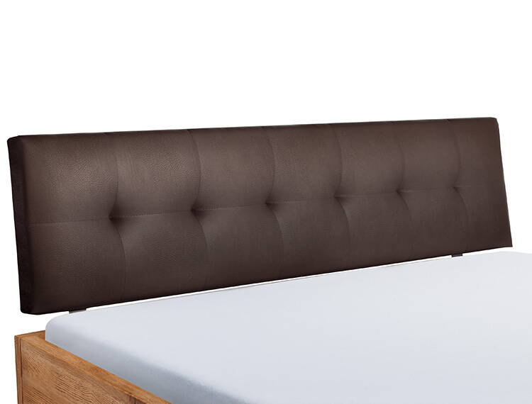 Hasena Kopfteil Ronna passend zu den Function-Line Betten im Stoff Tocco Chocolate (712)