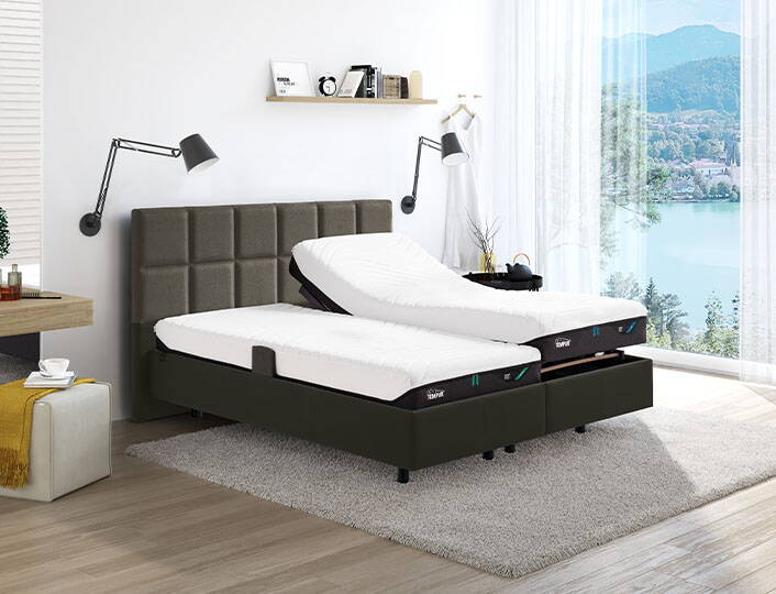 TEMPUR Relax Bett mit Kopfteil Check