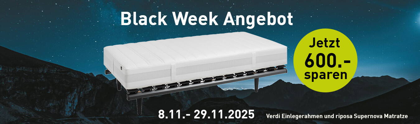 Verdi Einlegerahmen und Supernova Matratzen Aktion